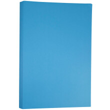 JAM PAPER Ledger 65lb Karton – 11 x 17 – Tabloid-Einband – 176 g/m² – blaues Recycling – 50 Blatt/Packung