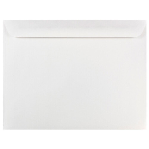 JAM PAPPER 10 x 13 hfteskuvert - Vit - 50/Frp