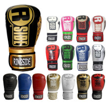 Ringside Unisex-Erwachsene Schwarz/Gold 14 oz Handschuh Schwarz/Gold 18 Unzen US