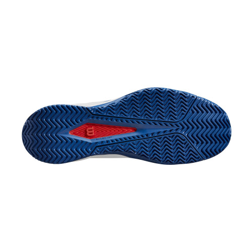 Wilson WILSON Herren Sneaker Wei  /Deja Vu Blau Rot 12 2