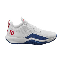 WILSON Heren Sneaker Wit/Deja Vu Blauw Rood 12