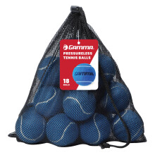 Gamma Pressureless Tennis Balls til tennisøvelse og lektioner længerevarende holdbarhed og mere hopp end standard tennisboller blå taske med 18