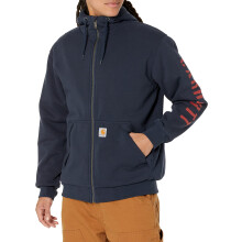 Carhartt Rain Defender Löst Passform Fleece-fodrad Logo Graphic Sweatshirt