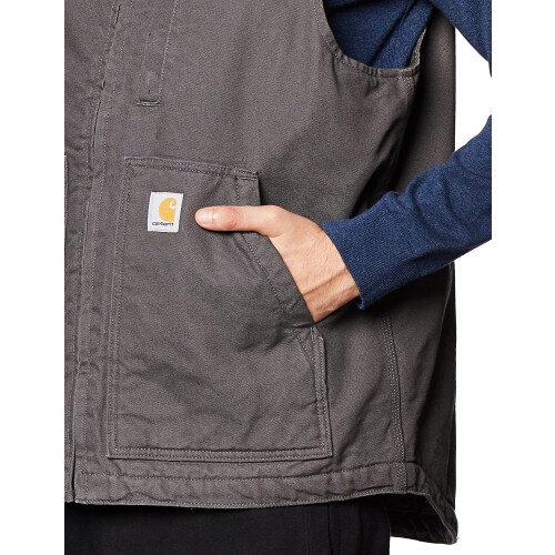Carhartt Carhartt Herren Sherpa gefütterte Weste - Gravel - Mittel 2