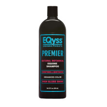 EQyss Premier Pferdeshampoo pflegt und befeuchtet Fell, Mahne und Schweif des Pferdes verstarkt alle Fellfarben, fordert den Glanz, silikonfr