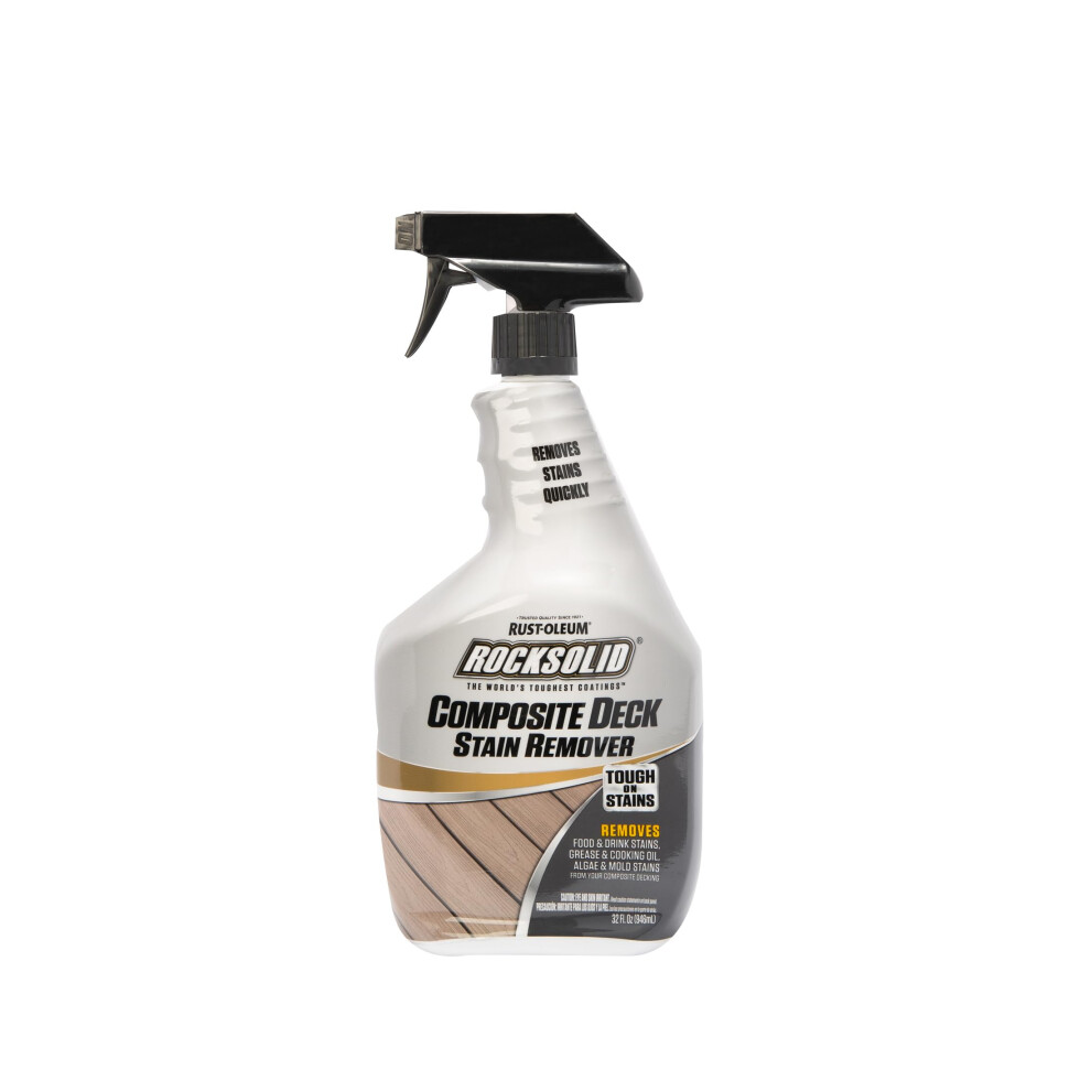 Rust-Oleum 350551 RockSolid Composite Deck Stain Remover  32 Ounce