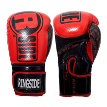 Ringside Unisex-Erwachsene Schwarz/Gold 14 oz Handschuh Rot/Schwarz 18 oz US