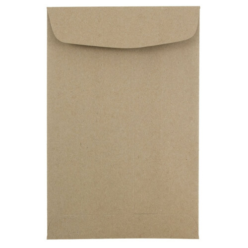 JAM PAPPER 6 x 9 Open End Katalog Premium Kuvert - Brun kraftpapperspse - 100/pack