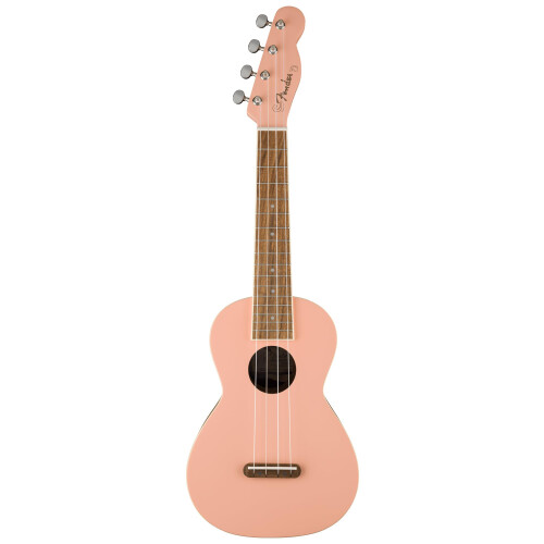 Fender Fender Monterey Concert Ukulele  Shell Pink Bundle tskahangolval s Austin Bazaar oktat DVD-vel 1