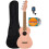Fender Fender Monterey Concert Ukulele  Shell Pink Bundle tskahangolval s Austin Bazaar oktat DVD-vel 1