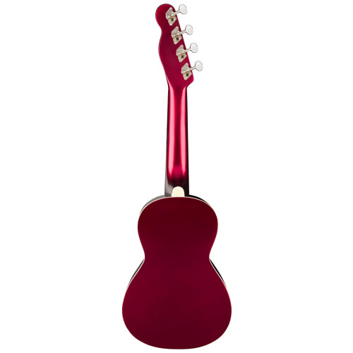 Fender Fender Monterey Concert Ukulele - Cherry Bundle com Gig Bag Tuner e DVD instrucional Austin Bazaar 2