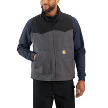 Carhartt Men's Montana Rugged Flex Duck Relaxed Fit Vest, Shadow/Black, X-Large