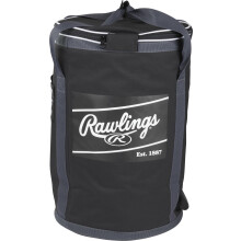 Rawlings | Bolsa de pelota de lados blandos | Tiene 6 dz. Basebas de bisbol / 4 dz. Softbols | Negro
