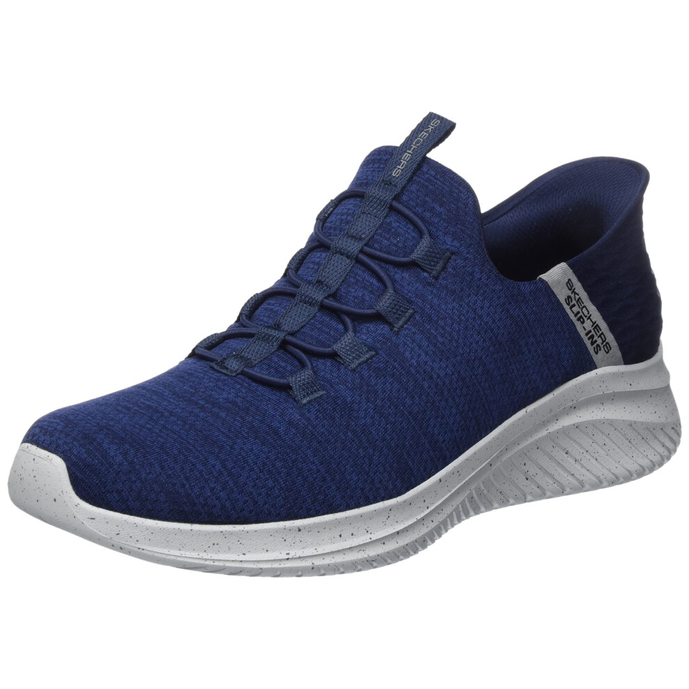 Skechers Men's Ultra Flex 3.0 Right Away Hands Free Slip-In Sneaker Loafer Navy 15