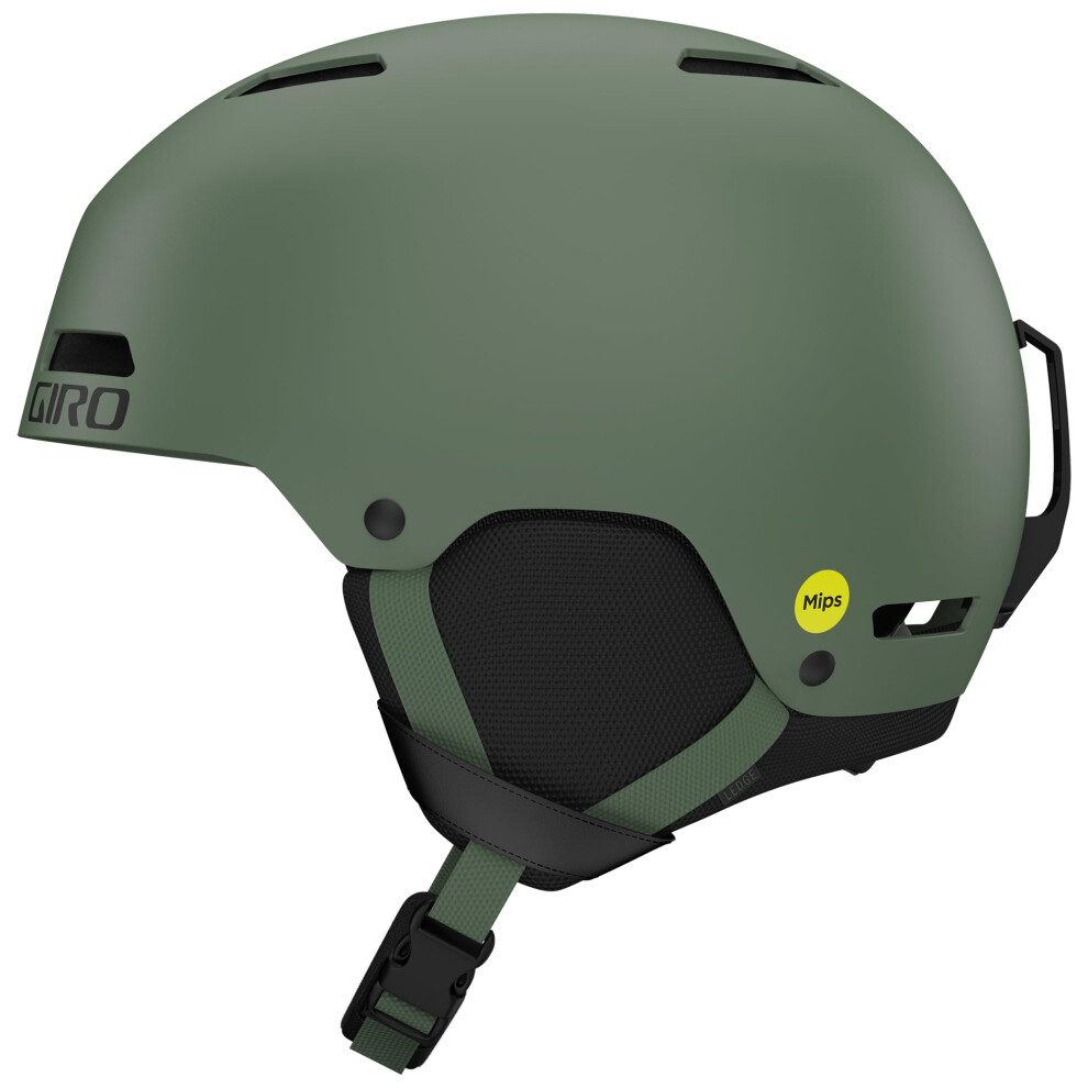 Giro Ledge Fs Mips Ski Helmet - Snowboard Helmet For Men Women And Youth - Matte Hedge - S (52-55.5Cm) Green