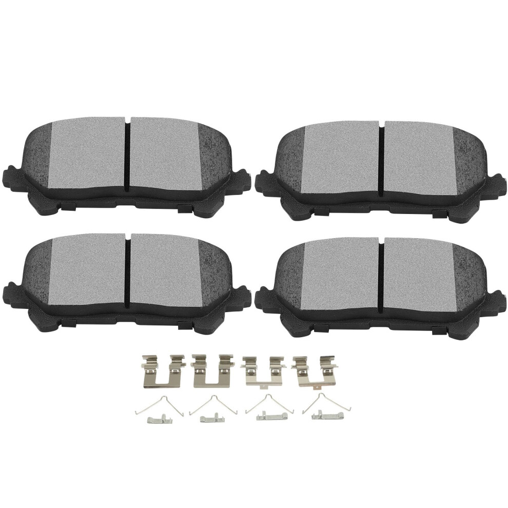 Scitoo D1724 Ceramic Brake Pads Sets - Rear W/Hardware Replacement For Acura Mdx 2014-2016 Honda Passport 2019-2021 Pilot 2016-2021 Ridgeline 2017- 198519876466
