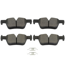 SCITOO D1613 Metallic Brake Pads Sets Rear w/Hardware Replacement For BMW 2012 2013 2014 2015 2016 2017 2018 2019 2020 2021