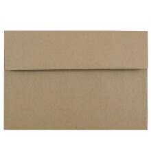 JAM PAPER A10 Premium kutsukirjekuoret - 6 x 9 1/2 - ruskea voimapaperikassi - 100 / kpl