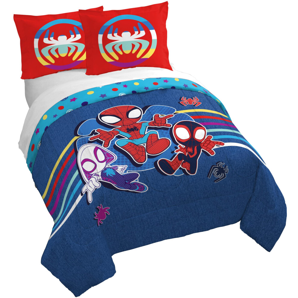 Parure de lit Jay Franco 3 pi   ces avec housse de couette et taie d'oreiller, literie pour enfants ultra douce et confortable (coussin non inclus)