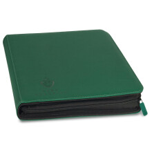 Card Guardian - 12 Pocket Premium Binder with Zipper for 480 Cards Trading Card Games TCG (Green) Perfect Card Binder Yugioh Cards MTG Binder Sports C