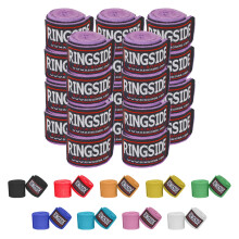 Ringside mexicansk stil bokseh?ndbind (10 par pakke) Neon lilla