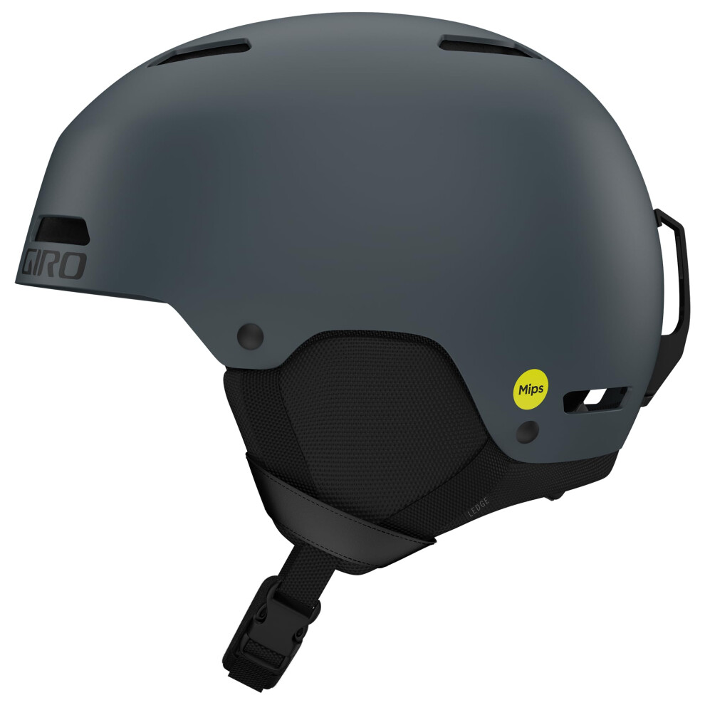 Giro Ledge FS MIPS Ski Helmet - Snowboard Helmet for Men  Women and Youth - Matte Dark Shark - M (55.5-59cm)