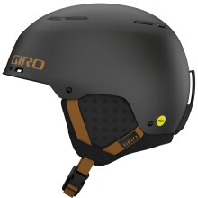 Capacete de esqui esfrico Giro Emerge - Capacete de snowboard para homens, mulheres e jovens - Carvo metlico/bronzeado - S (52-55,5 cm)
