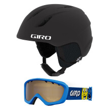 Giro Launch CP Preto Mate/Azul Faces XS (48,5-52cm)