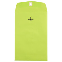 JAM PAPIR 6 x 9 bent katalog farvede konvolutter med lselukning - Ultra Lime Grn - 100/pakke