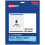 Avery Matte White Rectangle Labels with Sure Feed  1"""" x 7""""  800 Matte White Printable Labels 1