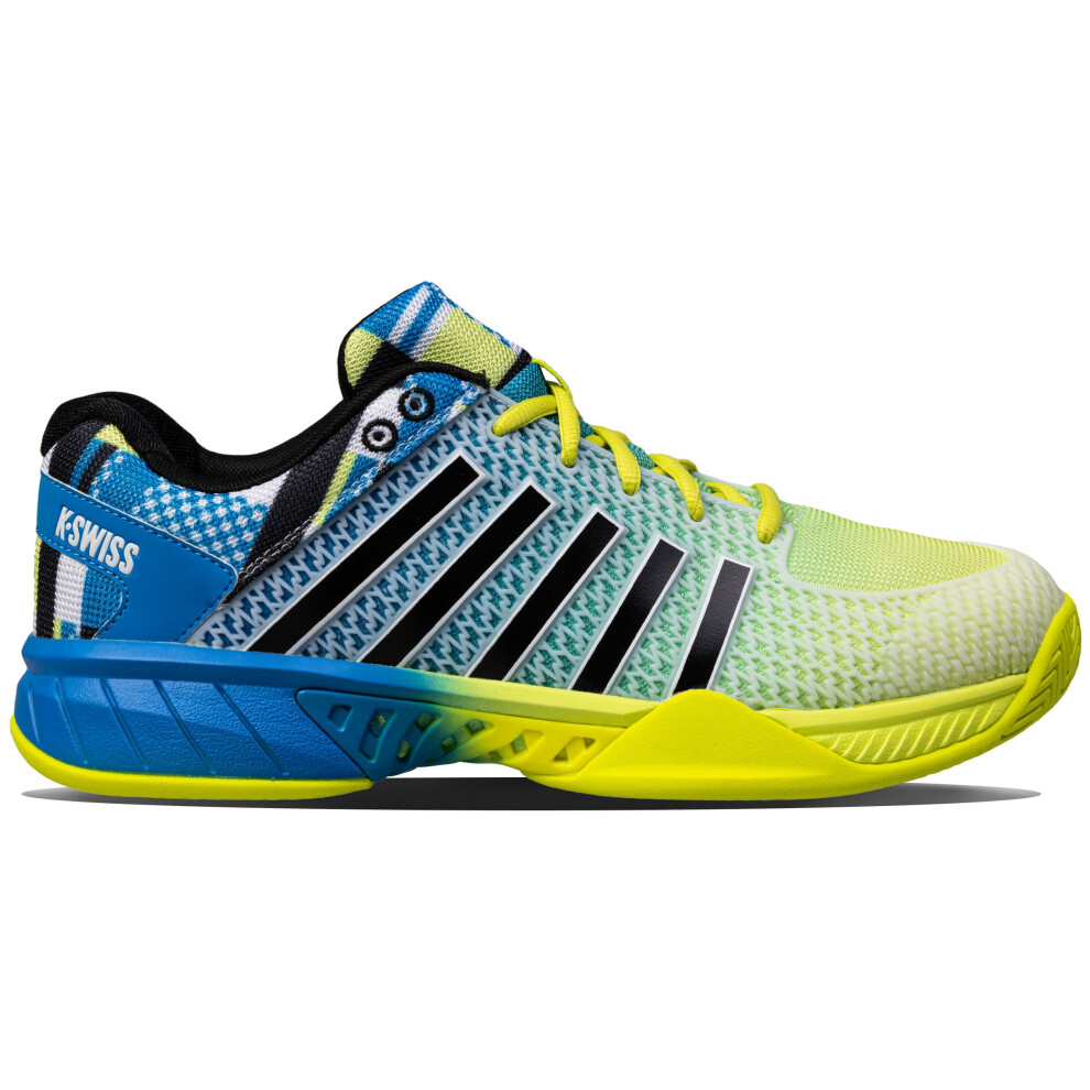 K-Swiss Men's Express Light Pickleball Shoe  Brilliant Blue/Optic Yellow  13 M
