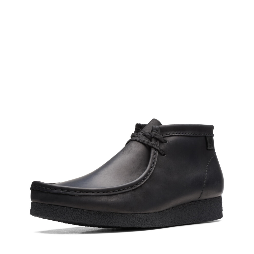 Clarks Men's Shacre Boot Ankle  Black Leather  8.5 Wide