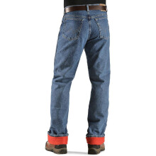 Wrangler Herren Rugged Wear Woodland Thermal Jeans Stonewashed Denim 33W x 30L US