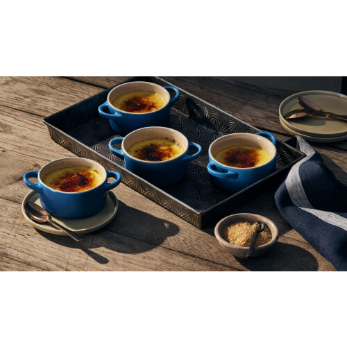 Le Creuset Le Creuset Stoneware Mini Round Cocotte 24 oz. Θαλασσινό αλάτι 2
