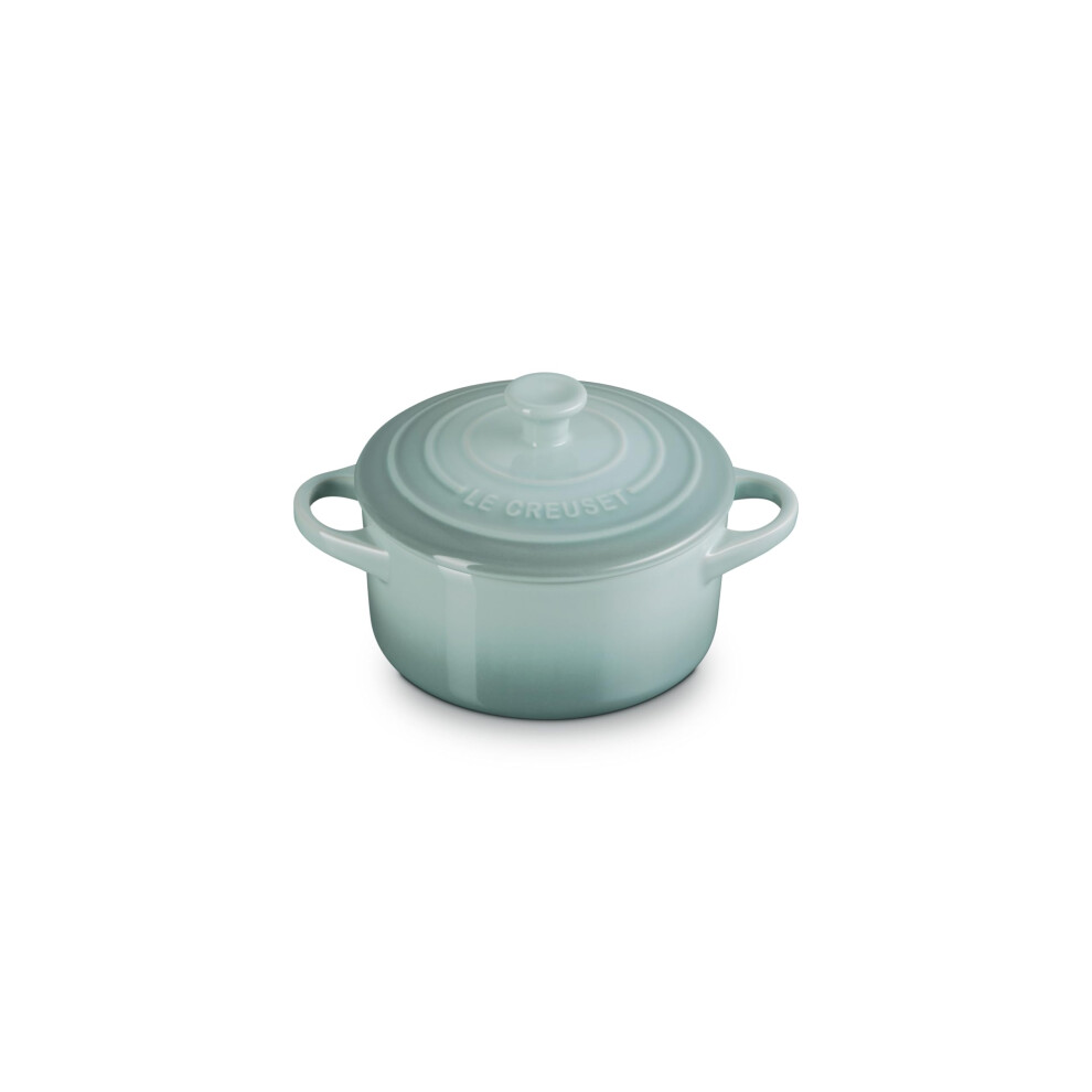 Le Creuset Stoneware Mini Round Cocotte  24 oz.  Sea Salt