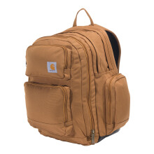 Zaino Carhartt 35L Durable Pack con custodia per laptop e base Duravax resistente all'abrasione, triplo scomparto per tutti i giorni, marrone, ta