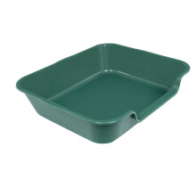 Blaucasa 1er-Packung extra große Hundetoilettenwanne (ABS-Material), Jumbo-Seniorentoiletten mit niedrigem Einstieg für mehrere Kätzchen, große K