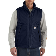 Carhartt Herren Big-Tall Flammenschutz Quick Duck Weste, dunkelblau, 3X-Large