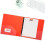 JAM PAPER Fichrios de plstico de 2 polegadas - Fichrios variados de 3 argolas (vermelho, azul, verde e laranja) - 4/pacote 4