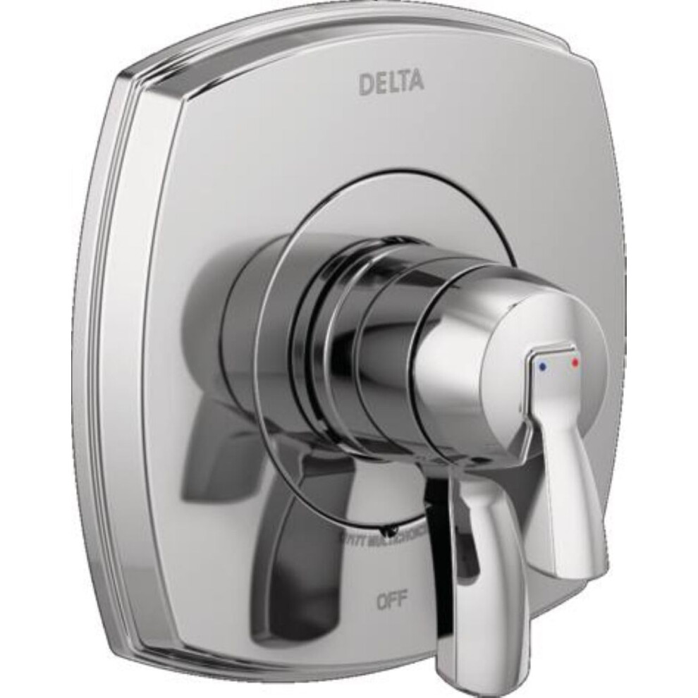 Photos - Other Bathroom Accessories Delta Faucet Stryke 17 Series Dual-Function Chrome Shower Valve Trim Kit Shower Handle Shower Trim Kit Lumicoat Chrome
