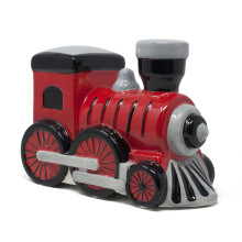 Gyermek polja Piggy Bank vonat