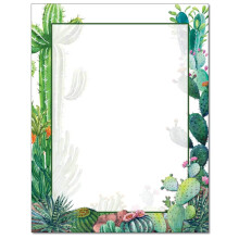 Cactus Letterhead Laser & Inkjet Printer Paper (100 Sheets)