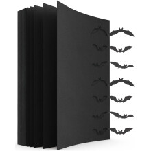 Zwart kartonpapier 8,5 x 11 108 vellen 180 g Zwart printerkarton Zwaar bouwpapier voor het maken van kaarten Afdrukken Ambacht Tekenen Scrapbooking S