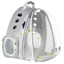 Uitbreidbare kattenrugzak aan de voorkant, geschikt voor maximaal 20 lbs, ruimtecapsule, bubbelvenster, draagtas voor huisdieren, voor grote dikke ka
