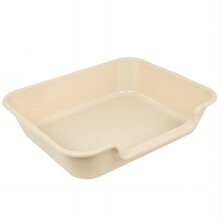 Blaucasa 1er-Packung extra große Hundetoilettenwanne (ABS-Material), Jumbo-Seniorentoiletten mit niedrigem Einstieg für mehrere Kätzchen, große K
