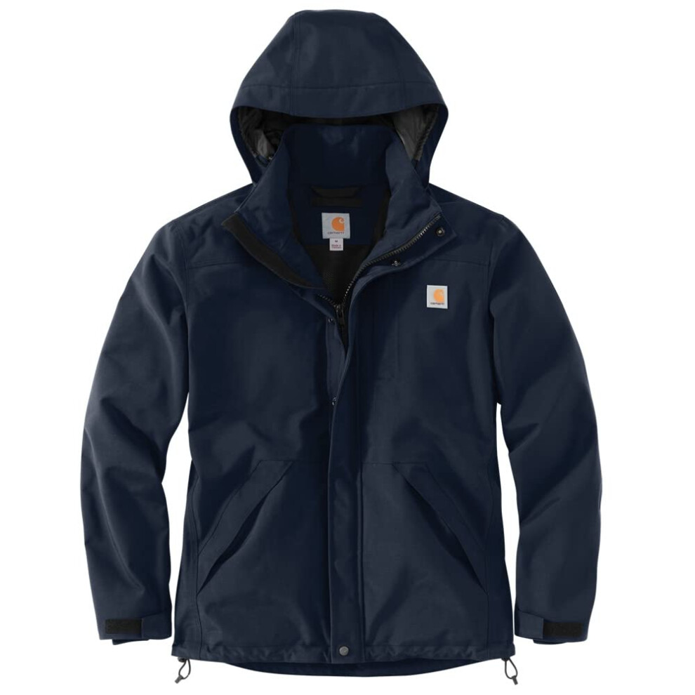 Carhartt Men's Storm Defender Loose Fit Heavyweight Jacket  Navy  Large