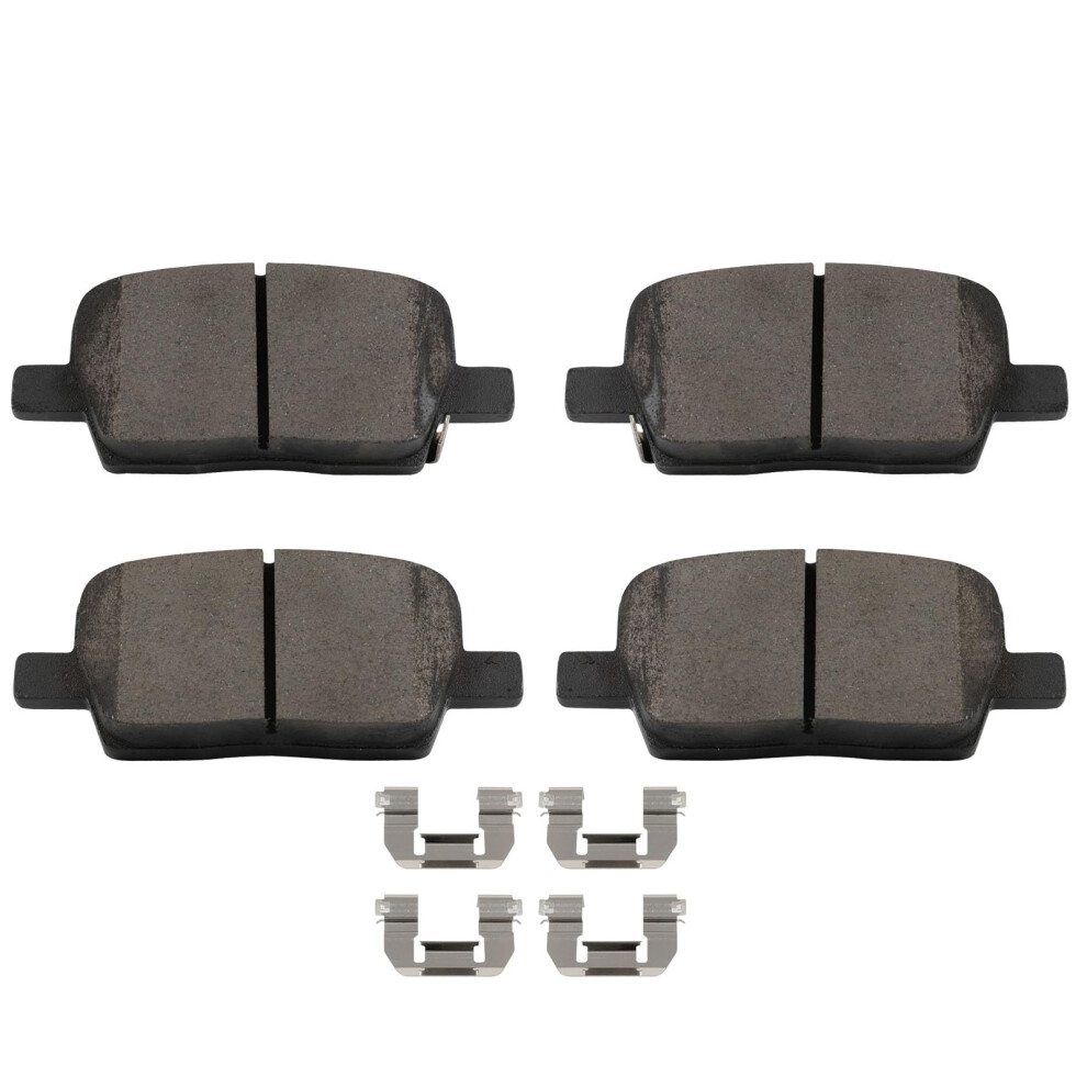 Scitoo D1877 Rear Ceramic Brake Pads Sets W/Hardware Replacement For Buick For Enclave 2018-2021 For Cadillac For Xt5 2017-2021 For Chevrolet For Cama 198519878040