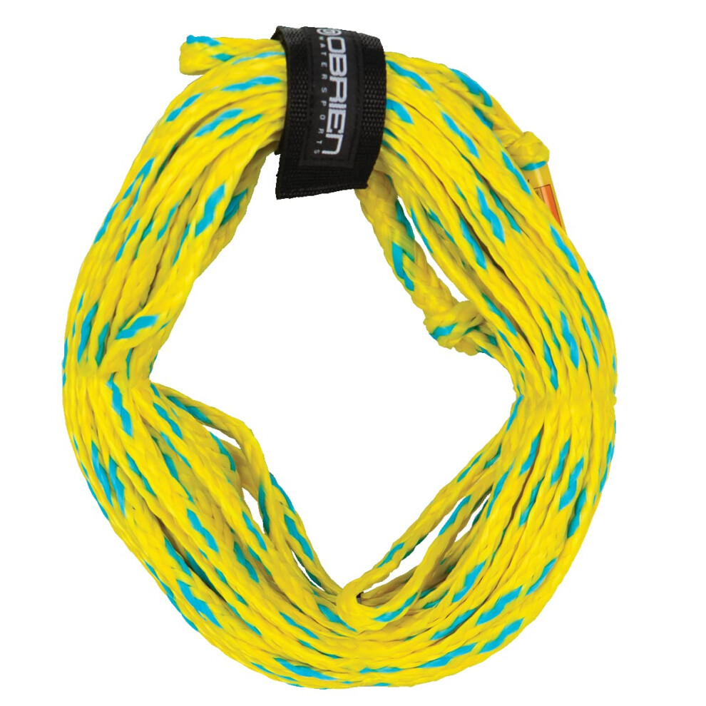 O'Brien Tube Rope 2-Person, 4-Person, & 6-Person Tow Ropes - Heavy-Duty, 60ft Tangle-Free Design with High Tensile Strength for Boating & Water Sports