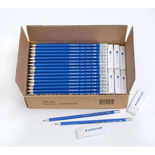 Staedtler STAEDTLER Norica Pencil Class & Eraser Class Pack 144ct 1