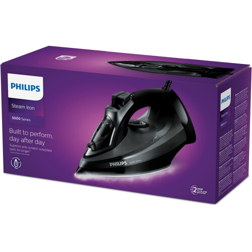 Philips Ferro de passar - PHILIPS - DST5040 - Ferro a vapor - Preto